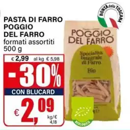 Il Gigante Pasta di farro Poggio del Farro offerta