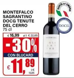 Il Gigante Montefalco Sagrantino DOCG Tenute del Cerro offerta