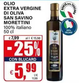 Il Gigante Olio extra vergine di oliva San Savino Morettini offerta