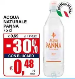 Il Gigante Acqua naturale Panna offerta