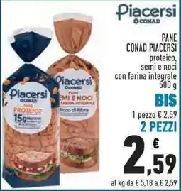 Conad City Pane proteico semi e noci offerta