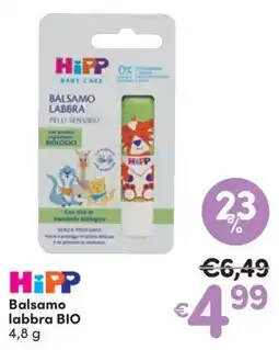 Ideal Bimbo HiPP Balsamo labbra BIO offerta
