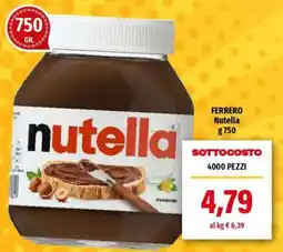 Hurrà Nutella offerta