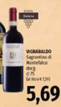 Emi Supermercati Vignabaldo Sagrantino di Montefalco offerta