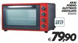 Iper Super Conveniente Akai forno elettrico ventilato offerta