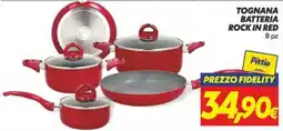 Iper Super Conveniente Tognana batteria rock in red offerta