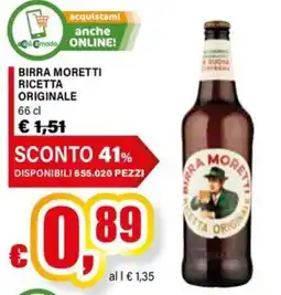Il Gigante Birra Moretti Ricetta Originale offerta
