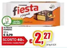 Il Gigante Ferrero Fiesta l'Originale offerta