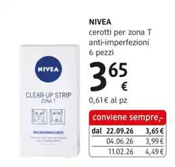 dm drogerie markt Nivea cerotti per zona T anti-imperfezioni offerta