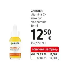 dm drogerie markt Garnier Vitamina C+ siero con niacinamide offerta