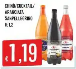 Mercadò Chinò/Cocktail/Aranciata Sanpellegrino offerta