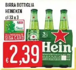 Mercadò Birra bottiglia Heineken offerta