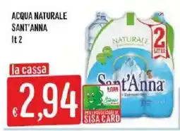 Mercadò Acqua naturale Sant'Anna offerta
