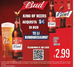 Mercadò Birra Bud offerta