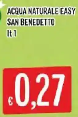 Mercadò Acqua naturale easy San Benedetto offerta