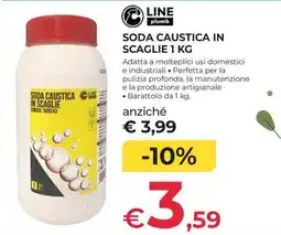 Progress Soda caustica in scaglie Line Plumb offerta
