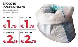Progress Sacco in polipropilene offerta