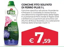 Progress Fito Concime Solfato di Ferro Plus offerta