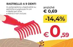 Progress Rastrello a 9 denti offerta