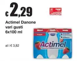 Sì con te Superstore Actimel Danone offerta