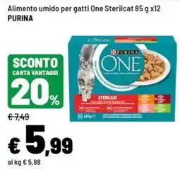 Iper La Grande Alimento umido per gatti One Sterilcat offerta