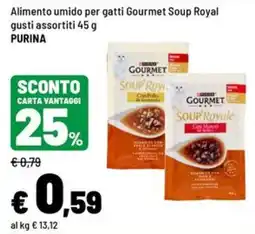 Iper La Grande Alimento umido per gatti Gourmet Soup Royal offerta