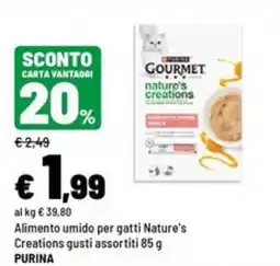 Iper La Grande Alimento umido per gatti Nature's Creations offerta