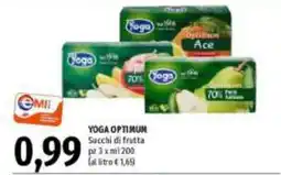 Emi Supermercati Yoga Optimum Succhi di frutta offerta