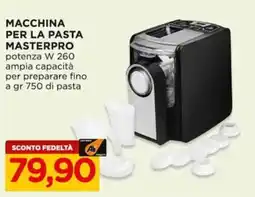 Alì Supermercati Macchina per la pasta Masterpro offerta