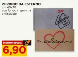 Alì Supermercati Zerbino da esterno offerta