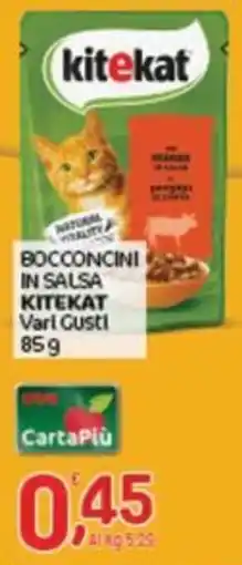 Crai Bocconcini in salsa Kitekat offerta