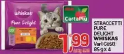 Crai Straccetti pure delight Whiskas offerta