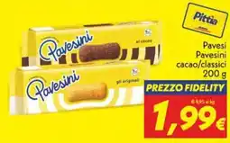 Iper Super Conveniente Pavesini cacao/classici offerta