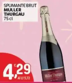 Crai Spumante brut Muller Thurgau offerta