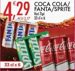 Crai Coca Cola/Fanta/Sprite offerta