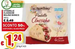 Il Gigante Piadelle Classiche Mulino Bianco offerta