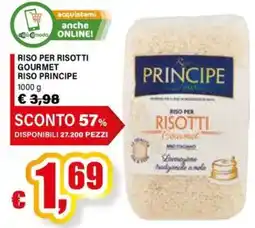 Il Gigante Riso per risotti gourmet Riso Principe offerta