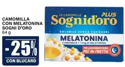 Il Gigante Camomilla con melatonina Sogni d'oro offerta