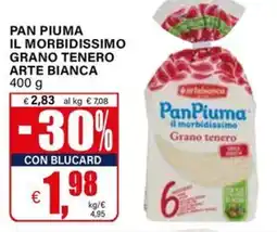 Il Gigante PanPiuma il morbiddissimo Grano tenero offerta