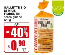 Il Gigante Gallette bio di mais fiorentini senza glutine offerta