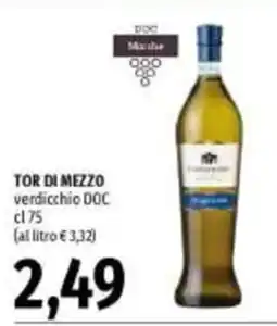 Emi Supermercati Tor di Mezzo verdicchio DOC offerta