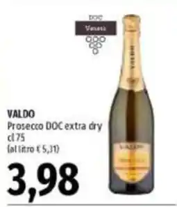 Emi Supermercati Valdo Prosecco DOC extra dry offerta