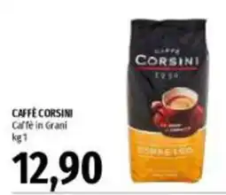 Emi Supermercati Caffè Corsini Caffè in Grani offerta