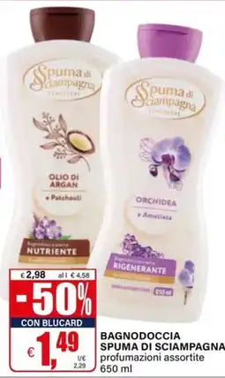Il Gigante Bagnodoccia Spuma di Sciampagna offerta