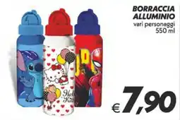 Iper Super Conveniente Borraccia alluminio offerta