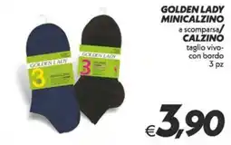 Iper Super Conveniente Golden Lady minicalzino offerta