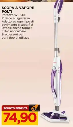 Alì Supermercati Scopa a vapore Polti offerta