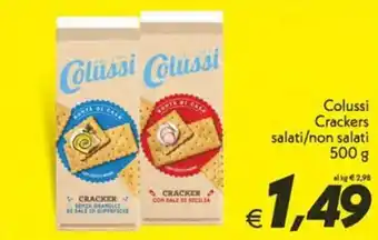 Iper Super Conveniente Colussi Crackers offerta