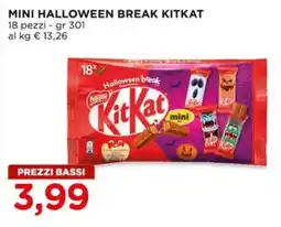 Alì Supermercati Mini Halloween break KitKat offerta