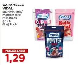 Alì Supermercati Caramelle Vidal offerta